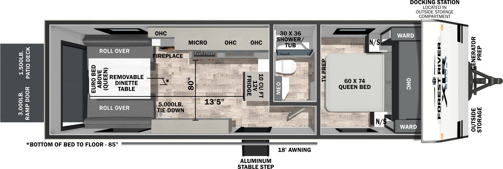 Xlr Boost 2413B Floorplan
